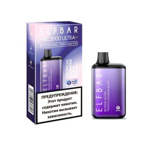 Elfbar BC5000 (Тропические фруктовые конфеты), 5000 тяг в Норильске