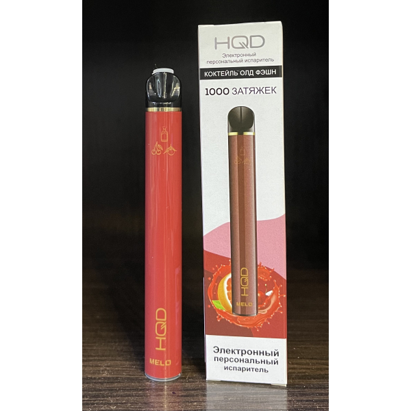 HQD melo coctail old faision (коктейль олд фэйшн) 1000 затяжек в Норильске