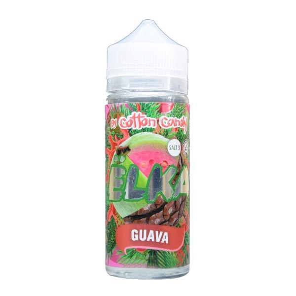 Жидкость Cotton Candy ЁLKA GUAVA (Хвоя С Мятой И Гуавой) (120 мл, 0 мг/мл) в Норильске