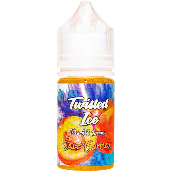 Жидкость Twisted Ice Salt Peach&Cream (Персиково Сливочный Щербет) (30 мл, 20 мг/мл) в Норильске