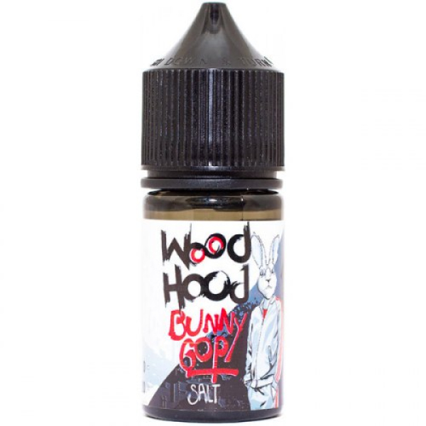 Жидкость Wood Hood Bunny Gop (Малина Черника Черная Смородина Лед) (30 мл, 20 мг/мл) в Норильске