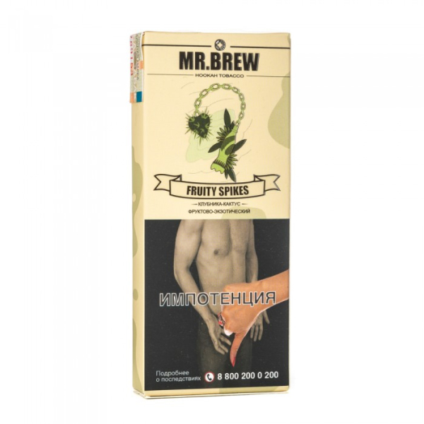 Табак Mr Brew Fruity Spikes (Клубничный сок с кактусом и фейхоа) 40 гр в Норильске