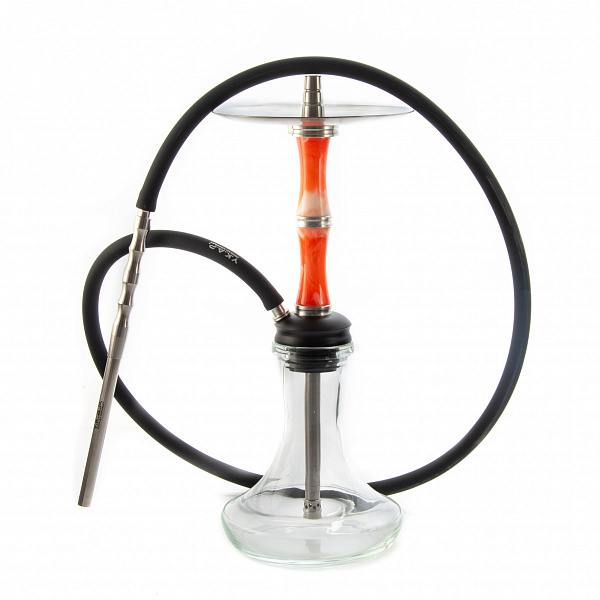 Кальян Y.K.A.P. Mini STR Pro M3 (Оранжевый,Белый, 39 см) в Норильске