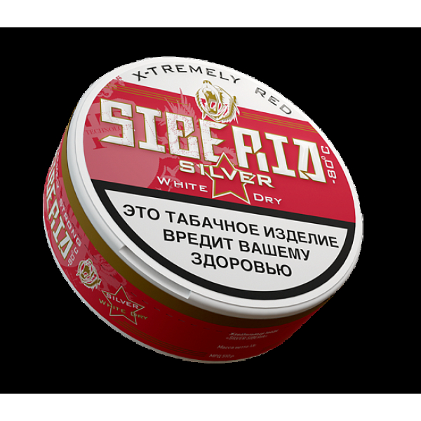 Жевательный табак Siberia Silver  White Dry 13 грамм в Норильске