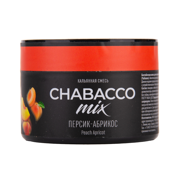 Бестабачная смесь Chabacco Mix Medium Peach Apricot 40 грамм в Норильске