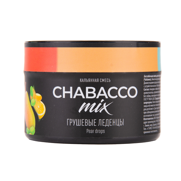 Бестабачная смесь Chabacco Mix Medium Pear Drops 40 грамм в Норильске