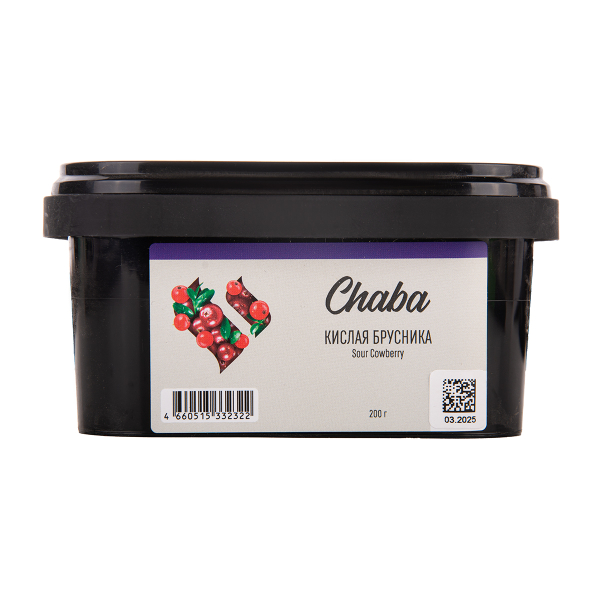 Безникотиновая смесь Chaba Sour Cowberry Nicotine Free 200 грамм в Норильске