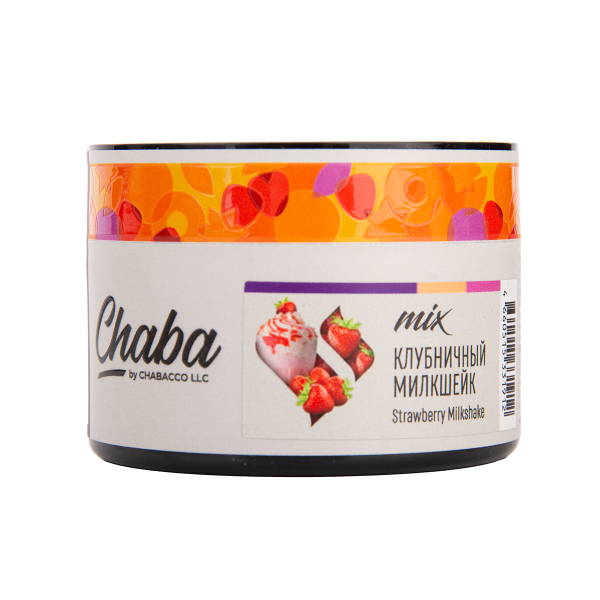 Бестабачная смесь Chaba Mix Strawberry Milkshake Nicotine Free 50 грамм в Норильске