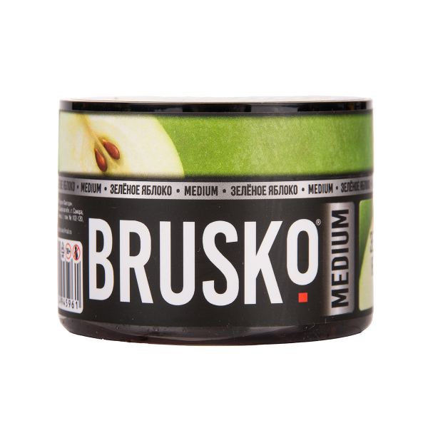 Бестабачная смесь Brusko Zero Зелёное Яблоко 50 грамм в Норильске