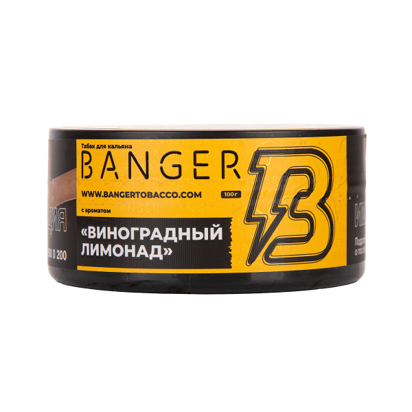 Табак Banger Grape Lemonade 100 грамм в Норильске