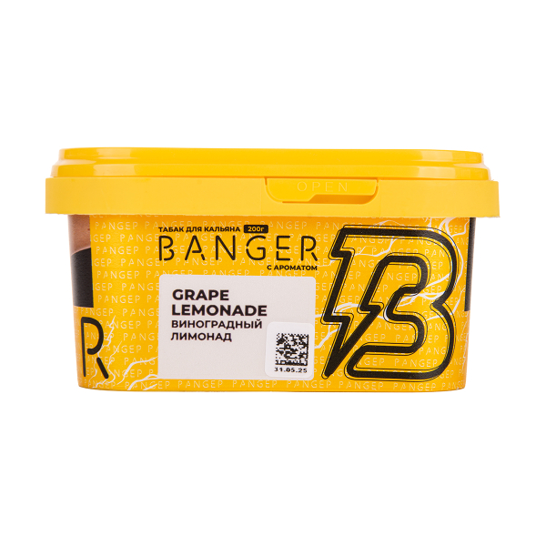 Табак Banger Grape Lemonade 200 грамм в Норильске