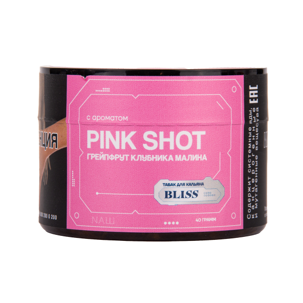 Табак BLISS Pink Shot 40 грамм в Норильске