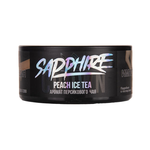 Табак Sapphire Crown Peach Ice Tea 100 грамм в Норильске