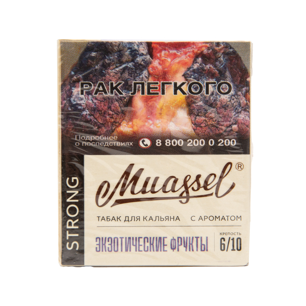 Табак Muassel Strong  Экзотические Фрукты 40 грамм в Норильске