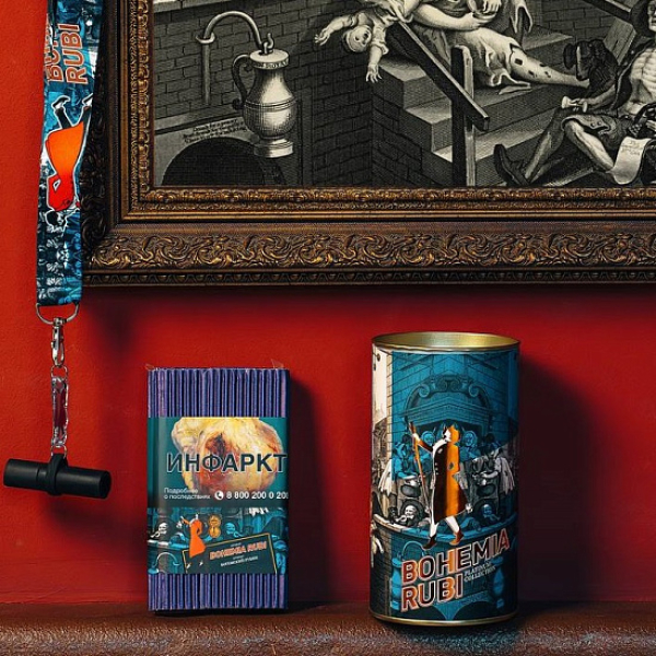 Табак Satyr Bohemia Rubi 100 грамм в Норильске