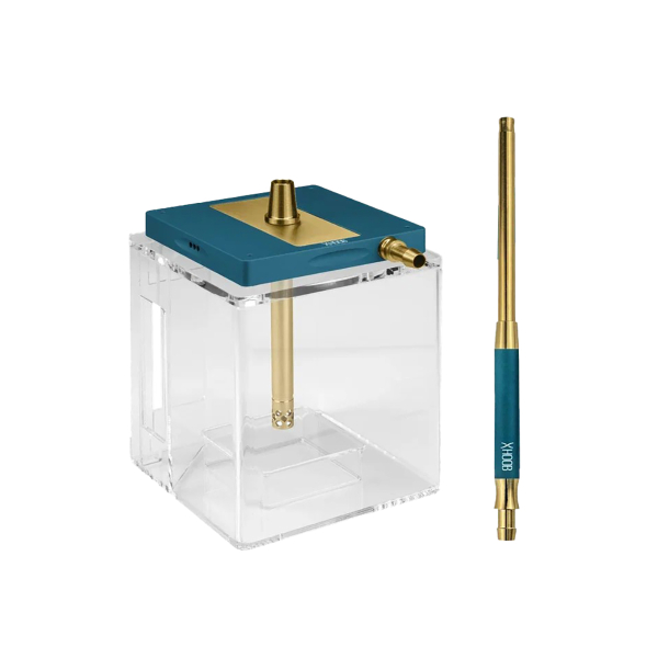 Кальян Hoob Atom Marine Blue X Gold | Hoob Cube в Норильске