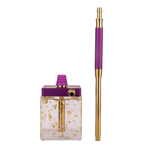 Кальян Hoob Subatom Royal Purple X Gold | Cube Mini Gold в Норильске