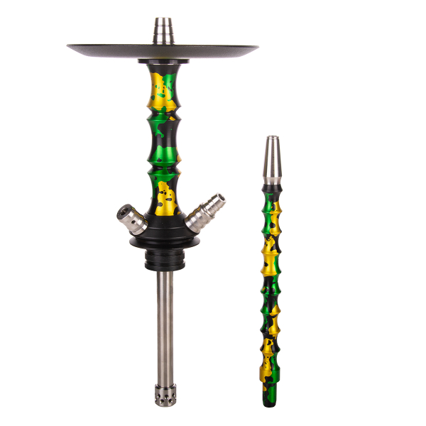 Кальян Mamay Customs Asian Micro Special Anod Зелёно Золотой Камуфляж в Норильске