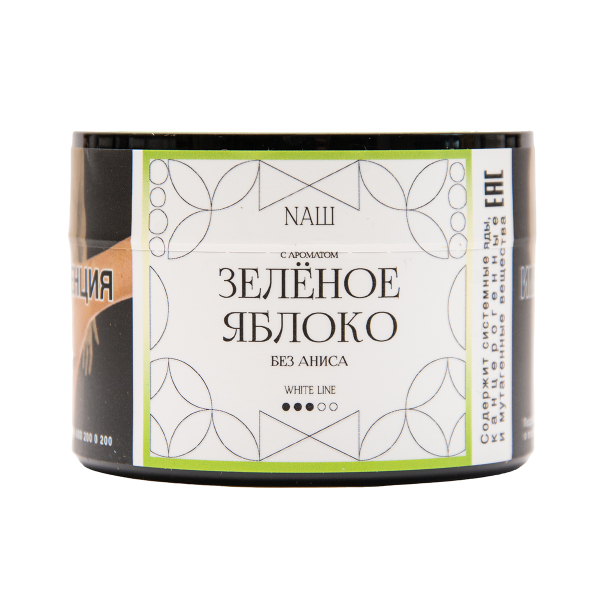 Табак NАШ White Зелёное Яблоко 40 грамм в Норильске