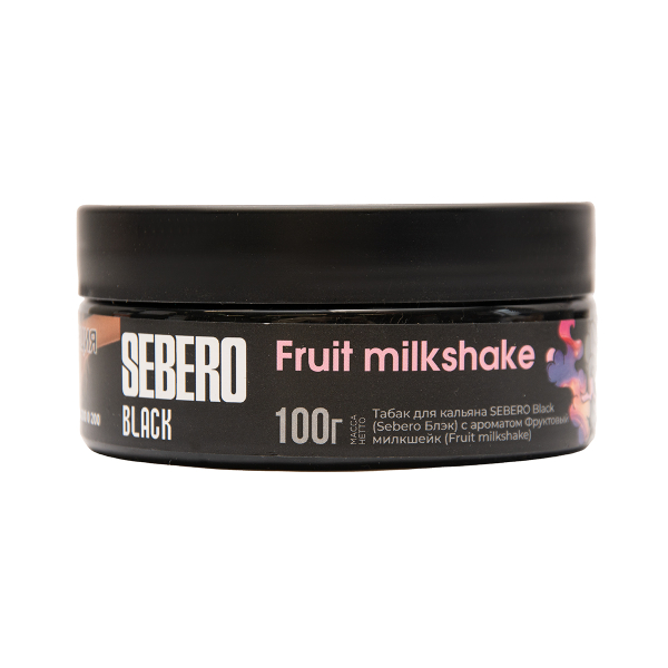 Табак Sebero Black Fruit Milkshake 100 грамм в Норильске