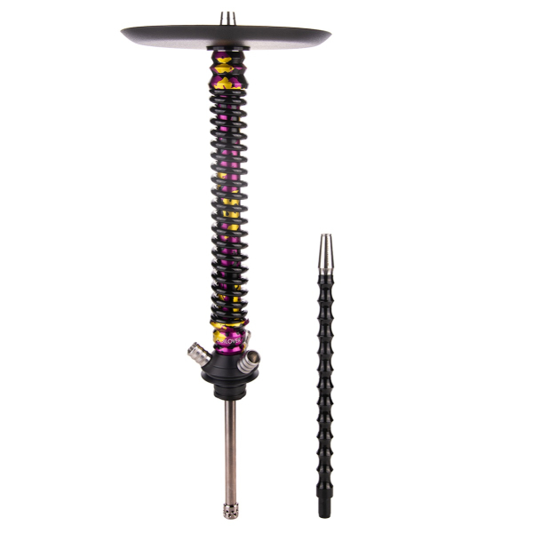 Кальян Mamay Customs Coilover Большой   Пурпурный/золотой Камуфляж Чёрный в Норильске