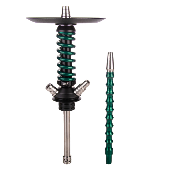 Кальян Mamay Customs Coilover Micro  Чёрный Зелёный Лак в Норильске