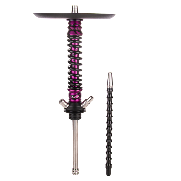 Кальян Mamay Customs Coilover Mini  Пурпурный Сплеш Чёрный в Норильске