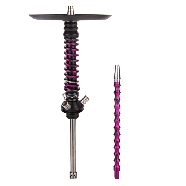 Кальян Mamay Customs Coilover Mini  Чёрный Пурпурный Сплеш в Норильске
