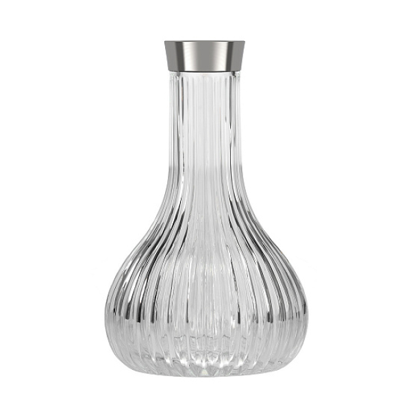 Колба Alpha Hookah Drop Twistlock На Резьбе Прозрачная  Silver в Норильске