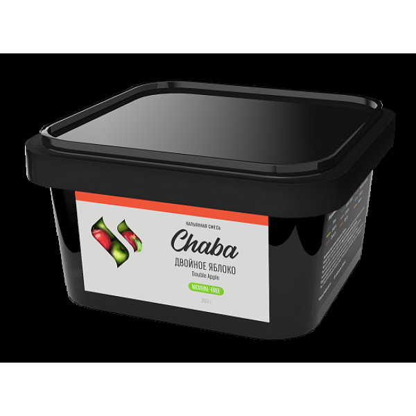 Безникотиновая смесь Chaba Double Apple Двойное Яблоко 200 грамм в Норильске
