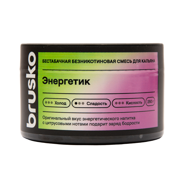Бестабачная смесь Brusko Энергетик 250 грамм в Норильске