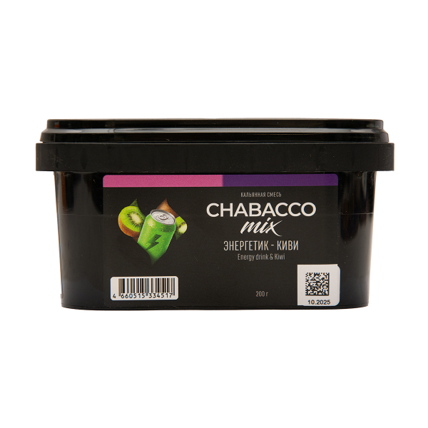 Бестабачная смесь Chabacco Mix Medium Energy Drink & Kiwi 200 грамм в Норильске
