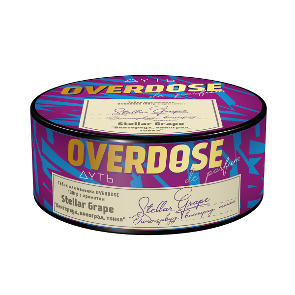 Табак Overdose Stellar Grape 100 грамм в Норильске