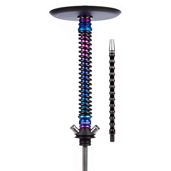 Кальян Mamay Customs Coilover Big Anod Blue Space Черный Глянец в Норильске