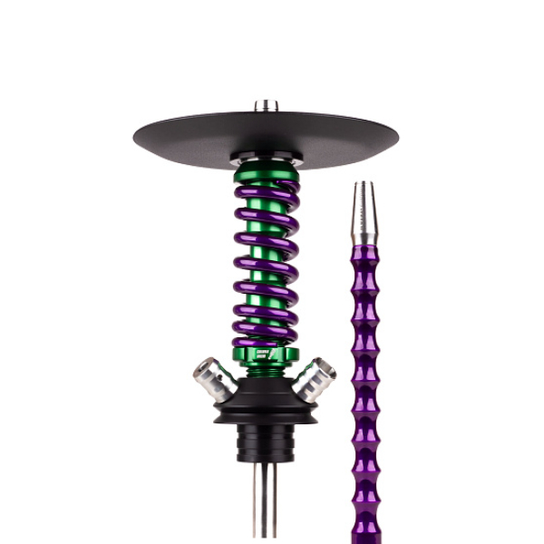 Кальян Mamay Customs Coilovers Micro Anod Green Фиолетовый Лак в Норильске