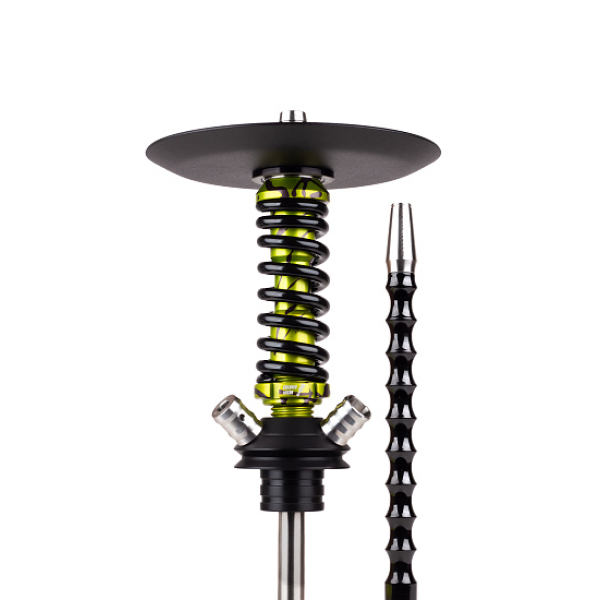 Кальян Mamay Customs Coilovers Micro Anod Oliva Splash Черный Глянец в Норильске