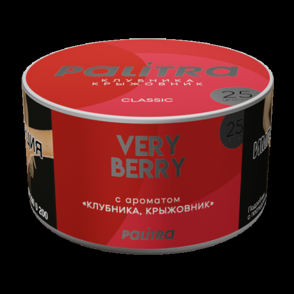 Табак Palitra Very Berry Клубника Крыжовник 25 грамм в Норильске