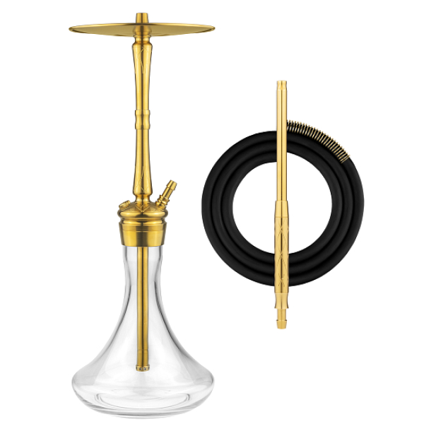 Кальян Hoob Go Pro Gold Фурнитура Gold Prima Быстросъёмное Блюдце в Норильске