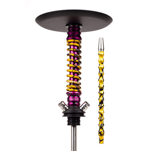 Кальян Mamay Customs Coilovers Mini Special Anod Purple Splash Gold Splash в Норильске