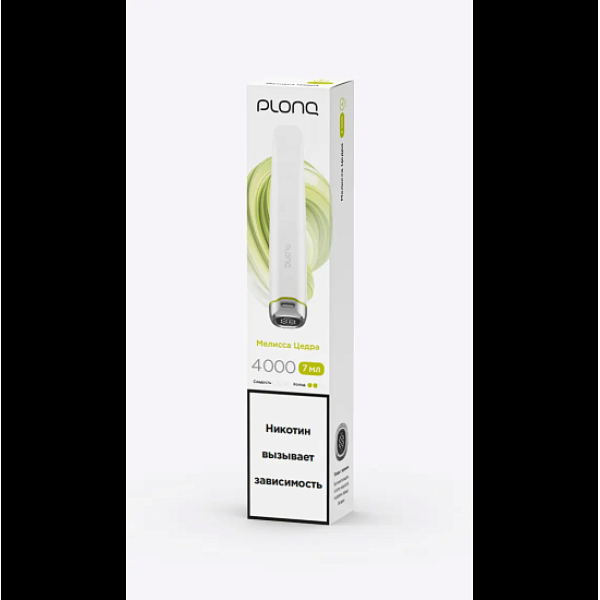 Электронка Plonq Plus Pro 4000 Мелиcса Цедра 4000 затяжек в Норильске