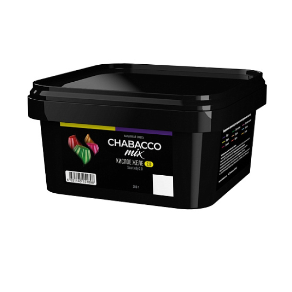 Бестабачная смесь Chabacco Mix Sour Jelly 2.0 Кислое Желе Medium 200 грамм в Норильске